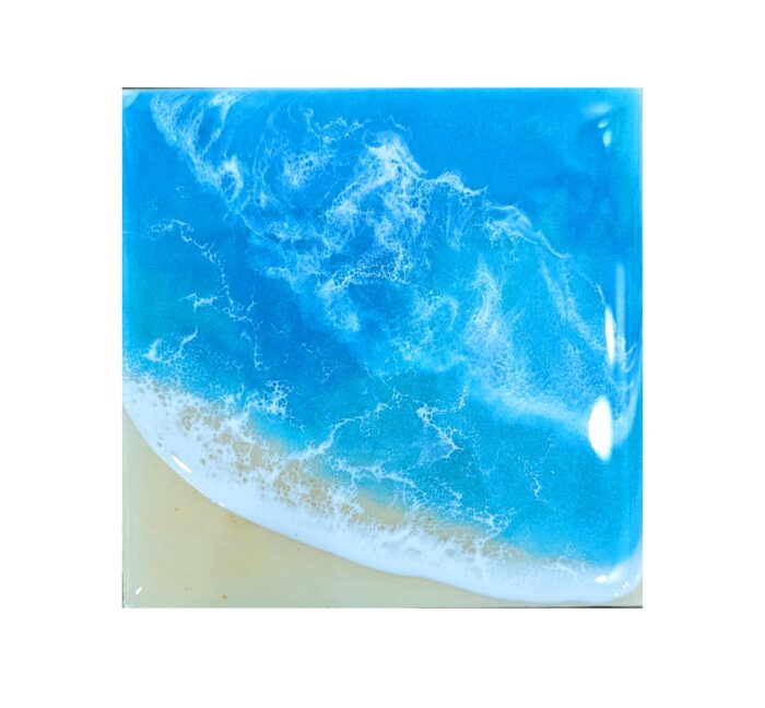 4x4 Ocean Resin Art