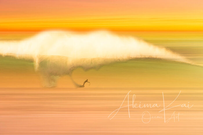 Smokey Sunset Wave | Surf Photography Hawaii - Image 5